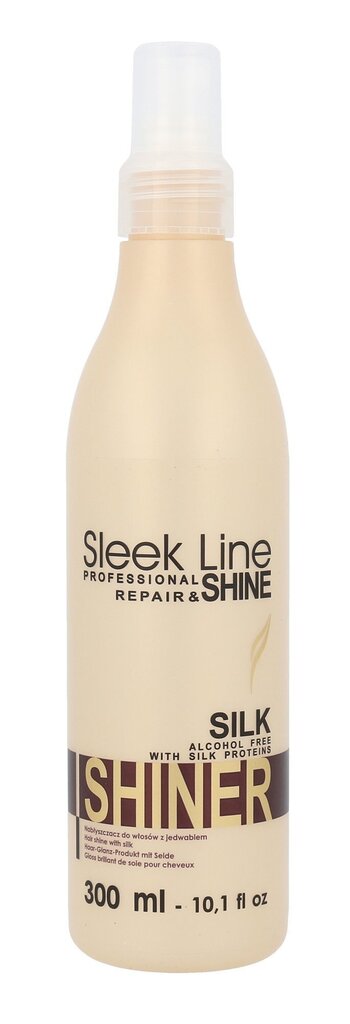 Sära andev juuksevahend Stapiz Sleek Line Silk Shiner 300 ml цена и информация | Maskid, õlid, seerumid | kaup24.ee