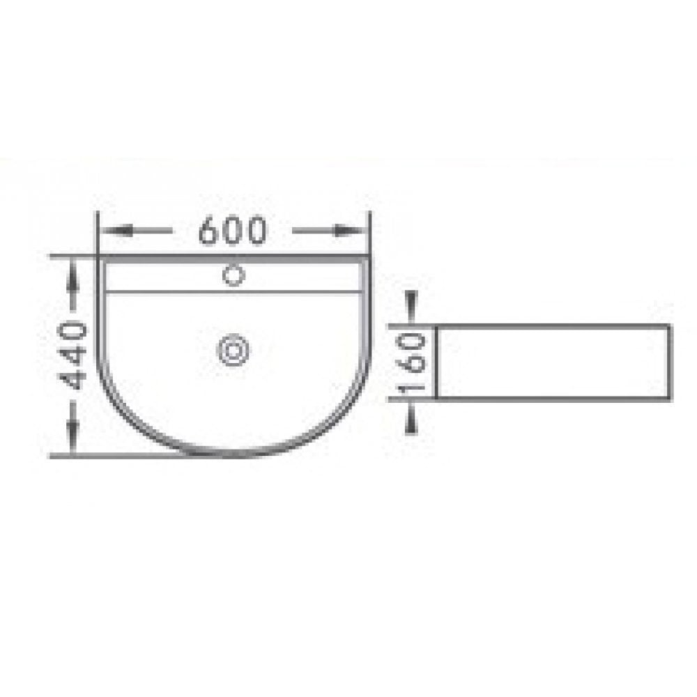 Valamu 8230 hind ja info | Kraanikausid, valamud | kaup24.ee