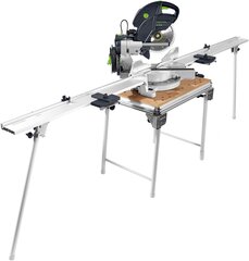 Торцовочная пила с протяжкой Festool KS 120 REB-Set-MFT KAPEX 576663 цена и информация | Пилы, циркулярные станки | kaup24.ee