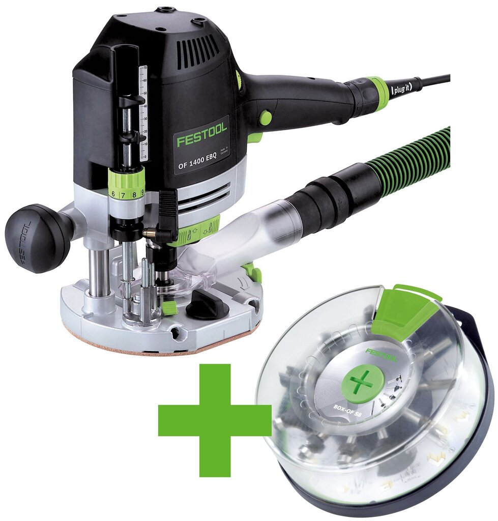 Festool Frees OF 1400 EBQ-Plus + Box-OF-S 576540 цена и информация | Freesid | kaup24.ee