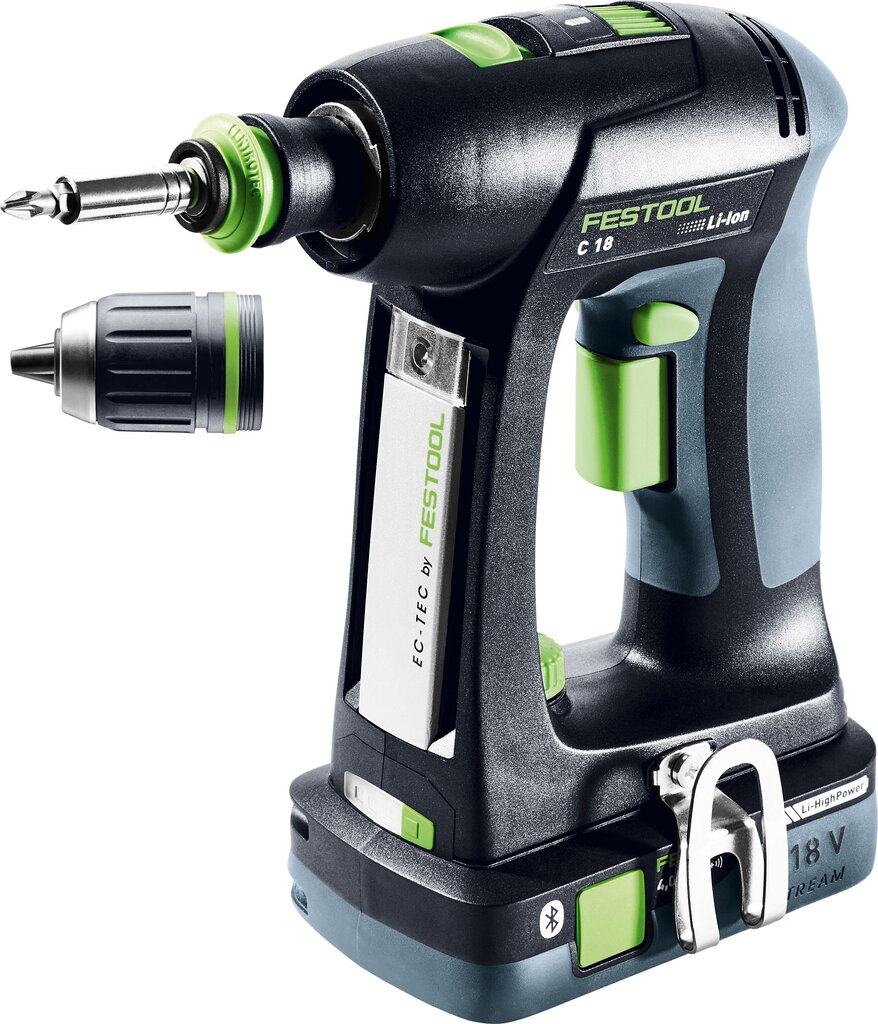 Festool Akutrell-kruvikeeraja C 18 HPC 4,0 I-Plus Promo 21 577187 цена и информация | Akutrellid, kruvikeerajad | kaup24.ee