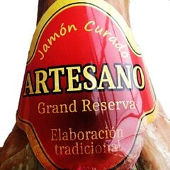 Jamon Grand Reserva вяленая ветчина хамон 6,3kg-6,7kg цена и информация | Мясные продукты | kaup24.ee