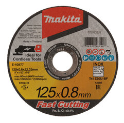 E-10877 lõikeketas 125x0,8mm Z60U-BF, RST/ metall Makita цена и информация | Механические инструменты | kaup24.ee