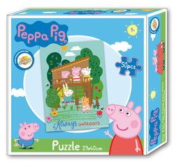 Pusle Peppa Pig 50 d. hind ja info | Pusled | kaup24.ee