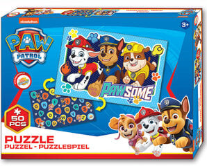 Puzzle Paw Patrol 50 d. hind ja info | Nickelodeon Lastele alates 3. eluaastast | kaup24.ee