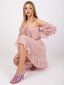 Naiste roosa satsidega kleit hind ja info | Kleidid | kaup24.ee