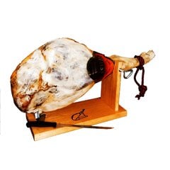 Jamon Reserva вяленая ветчина хамон, 5,4kg-5,8kg + стойка с ножом Jamoniera цена и информация | Мясные продукты | kaup24.ee