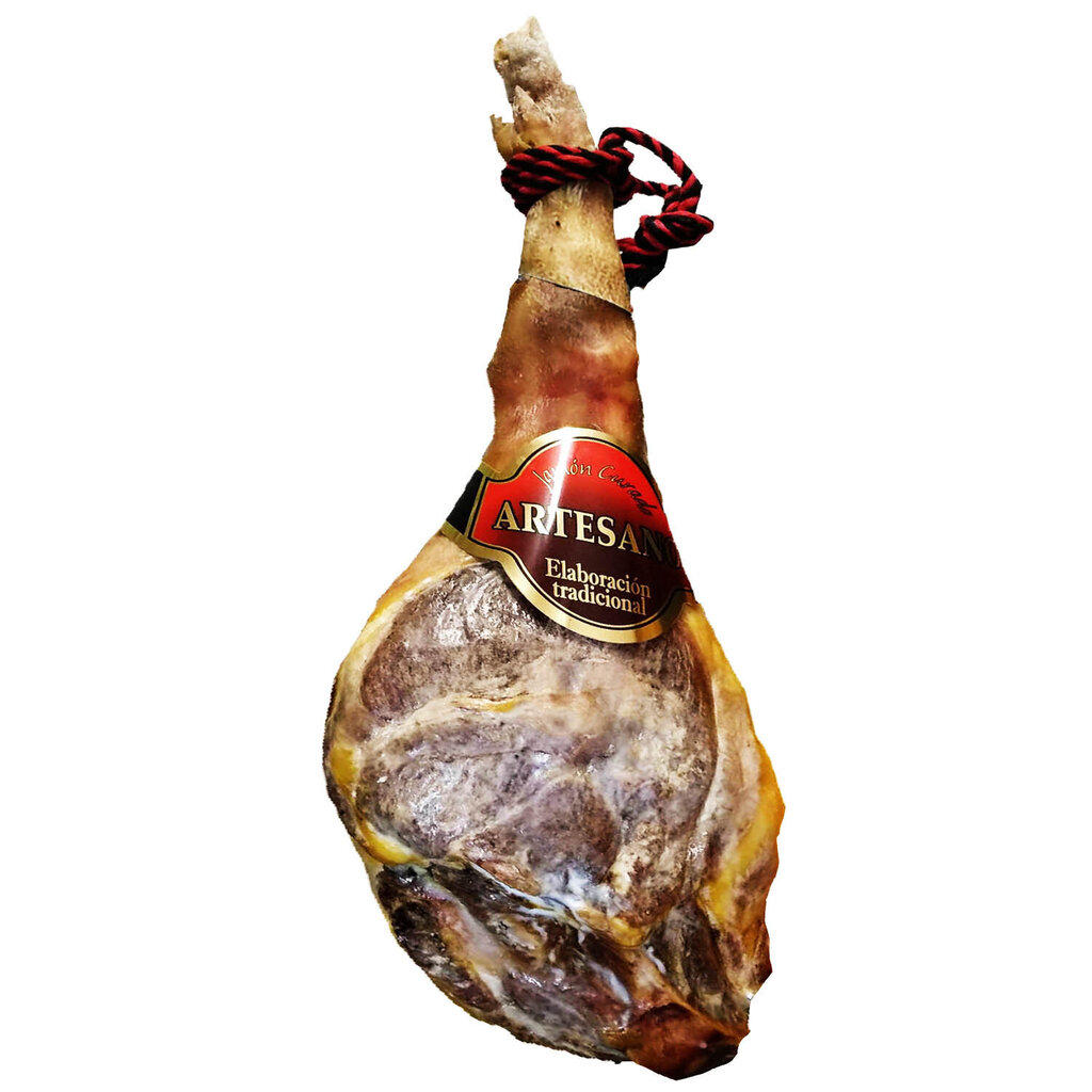 Jamon Reserva vinnutatud sink, 5,4kg-5,8kg + noaga alus Gondola hind ja info | Lihatooted | kaup24.ee