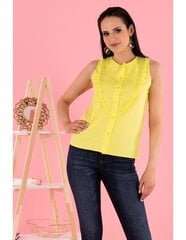 Желтая блуза Merribel цена и информация | Женские блузки, рубашки | kaup24.ee