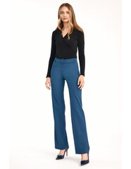 Расклешенные брюки лазурного цвета - SD61 цена и информация | Штаны женские | kaup24.ee