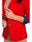 S154 Lühike kootud jakk - punane hind ja info | Naiste jakid | kaup24.ee