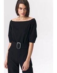 Must vööga kombinesoon - KM14 hind ja info | Naiste pükskostüümid | kaup24.ee