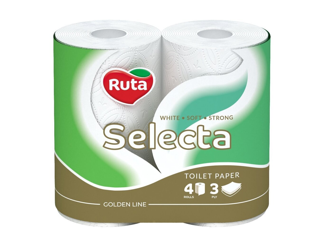 Tualettpaber Ruta Selecta 4rul 3sl hind ja info | WC-paber, majapidamispaber | kaup24.ee