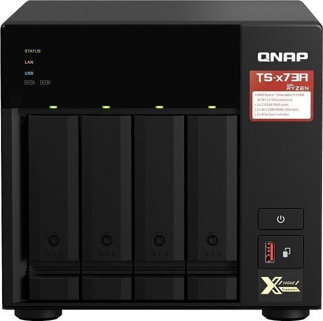 Qnap TS-473A-8G hind ja info | Välised kõvakettad (SSD, HDD) | kaup24.ee