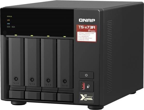 Qnap TS-473A-8G hind ja info | Välised kõvakettad (SSD, HDD) | kaup24.ee