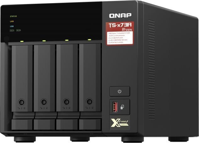 Qnap TS-473A-8G цена и информация | Välised kõvakettad (SSD, HDD) | kaup24.ee