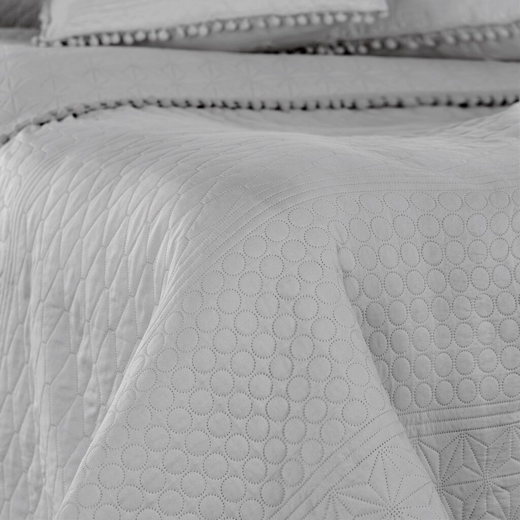 AmeliaHome tepitud voodikate koos tuttidega Meadore, 170x270 cm hind ja info | Voodikatted, pleedid | kaup24.ee