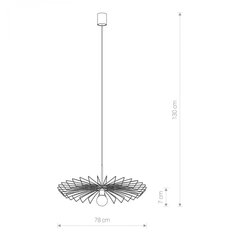 Nowodvorski Lighting подвесной светильник 8873 Umbrella Black цена и информация | Люстры | kaup24.ee