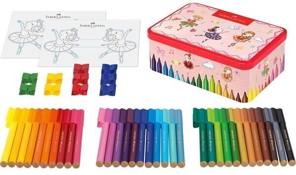 Vildikad Faber-Castell CONNECTOR ballerina, 33 värvi hind ja info | Kunstitarbed, voolimise tarvikud | kaup24.ee