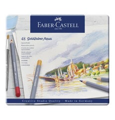 Faber-Castell - Goldfaber akvarel tin, 48 шт. цена и информация | Принадлежности для рисования, лепки | kaup24.ee