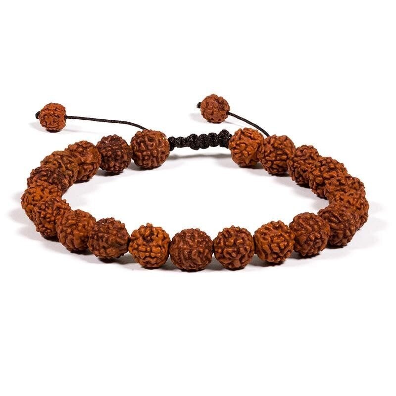 Käevõru Rudraksha/mala, 21 pärlist, 0,8 cm hind ja info | Kiriku varustus | kaup24.ee