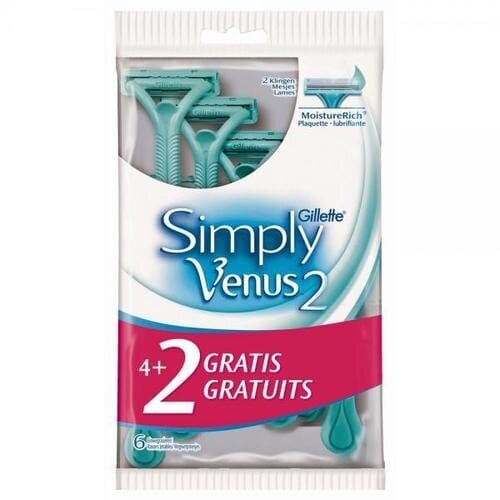 Gillette Swift raseerija Simply Venus 2 цена и информация | Raseerimisvahendid | kaup24.ee