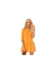 Naiste kleit Marhixi, sinepi värvi цена и информация | Платья | kaup24.ee
