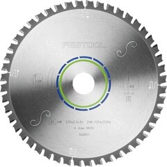 Пильный диск Festool, HW 230x2,5x30 F48 STEEL 500651 цена и информация | Механические инструменты | kaup24.ee
