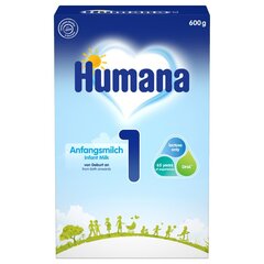Humana 1 600г цена и информация | Начальные детские смеси и смеси специального назначения | kaup24.ee