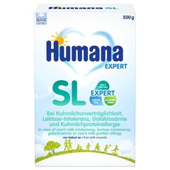 Humana SL Эксперт 500г цена и информация | Начальные детские смеси и смеси специального назначения | kaup24.ee