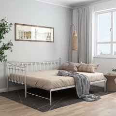 Выдвижной каркас дивана-кровати, 90x200 см, белый цена и информация | Кровати | kaup24.ee