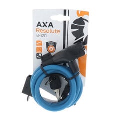 Jalgrattalukk AXA Resolute 8-120, 8x1200 mm, sinine hind ja info | Rattalukud | kaup24.ee