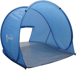 Namiot osłona plażowa Sun 200x100x105cm błękitno-niebieska Enero Camp цена и информация | Палатки | kaup24.ee
