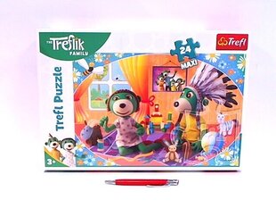 Trefl |. Maxi 24EL Puzzle. |. Treflików Family Давайте будем веселиться вместе! цена и информация | Пазлы | kaup24.ee