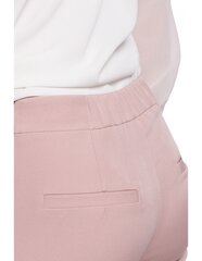 K055 Гладкие брюки-сигареты - грязно-розовый цена и информация | Штаны женские | kaup24.ee