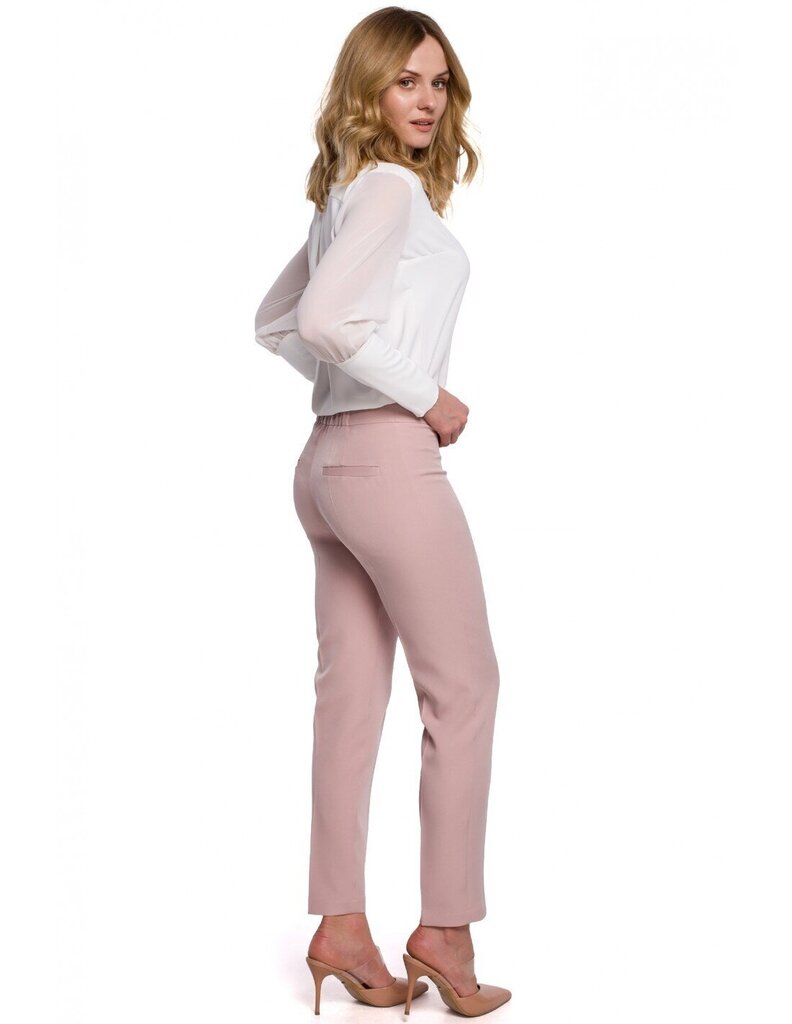 K055 Smooth sigaretipüksid - määrdunud roosa hind ja info | Naiste püksid | kaup24.ee