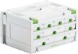 Tööriistakast Festool Sortainer SYS 3-SORT/9 491985 цена и информация | Tööriistakastid, tööriistahoidjad | kaup24.ee