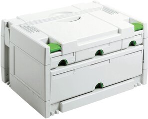 Tööriistakast Festool Sortainer SYS 3-SORT/4 491522 hind ja info | Tööriistakastid, tööriistahoidjad | kaup24.ee