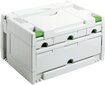 Tööriistakast Festool Sortainer SYS 3-SORT/4 491522 цена и информация | Tööriistakastid, tööriistahoidjad | kaup24.ee