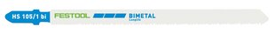 Tikksae tera Festool Metal Steel/Stainless Steel HS 105/1 BI/5 204272 hind ja info | Käsitööriistad | kaup24.ee