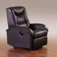 Tugitool recliner Halmar Jeff, must kaina ir informacija | Кресла в гостиную | kaup24.ee