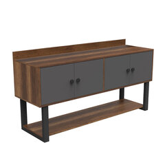 Консоль Kalune Design MN04, коричневая/серая цена и информация | Столы-консоли | kaup24.ee