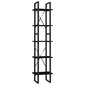 vidaXL 5-korruseline raamaturiiul, must, 40 x 30 x 175 cm, männipuit hind ja info | Riiulid | kaup24.ee