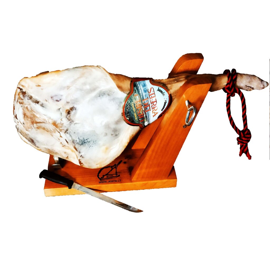 Jamon Reserva vinnutatud sink, 6,7kg-7,2kg + noaga alus Scala hind ja info | Lihatooted | kaup24.ee