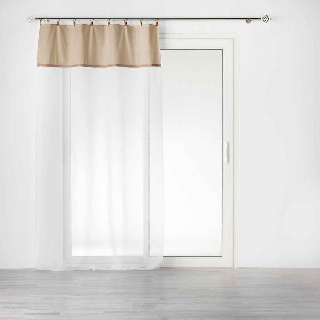 Douceur d'Intérieur õhuke kardin Leana, beige, 140 x 240 cm hind ja info | Kardinad | kaup24.ee