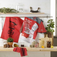 Douceur d'intérieur köögirätik Comptoir, punane, 50 x 70 cm hind ja info | Köögirätikud, pajakindad, põlled | kaup24.ee