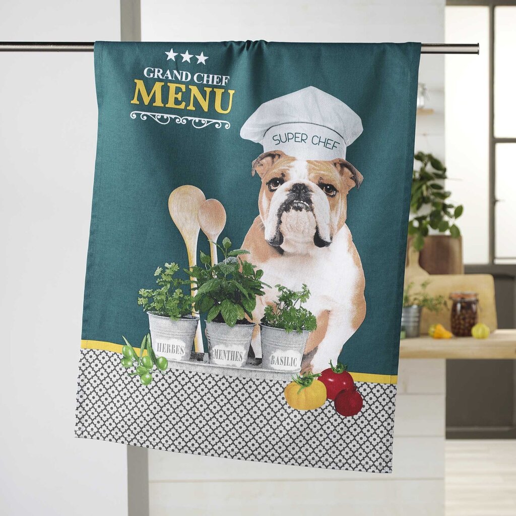 Douceur d'intérieur köögirätik Hot Dog, mitmevärviline, 50 x 70 cm hind ja info | Köögirätikud, pajakindad, põlled | kaup24.ee