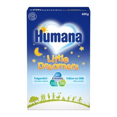 Смесь для детей Humana Night Milk, 600г цена и информация | Детские смеси с 6 месяцев | kaup24.ee