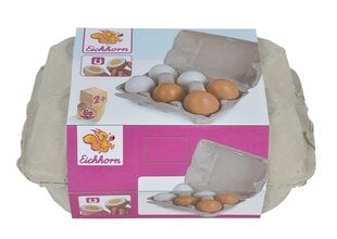 Puidust karp kuue munaga Simba Eichhorn 100003737, 6-osaline hind ja info | Tüdrukute mänguasjad | kaup24.ee