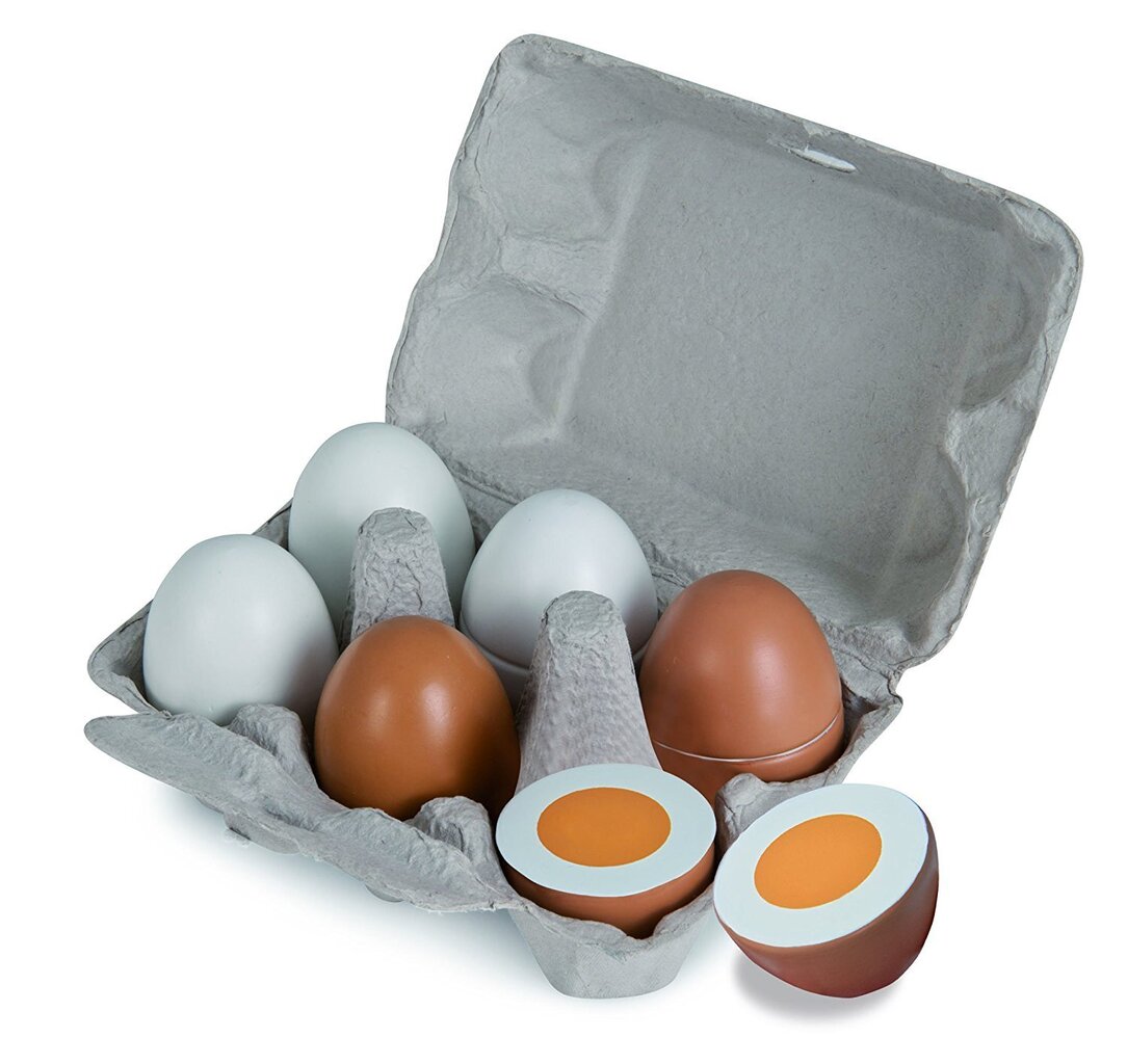 Puidust karp kuue munaga Simba Eichhorn 100003737, 6-osaline цена и информация | Tüdrukute mänguasjad | kaup24.ee